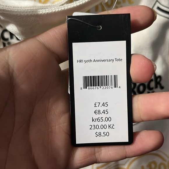 Hard Rock Cafe 500th Anniversary Tote​ - Picture 2 of 3